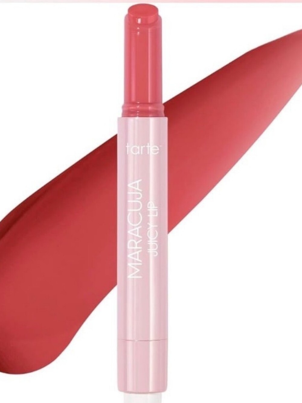 Tarte Maracuja Juicy Lip Plump on Strawberry Shortcake